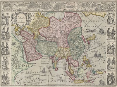 Amsterdam Allard Asia Noviter by Willem Blaeu