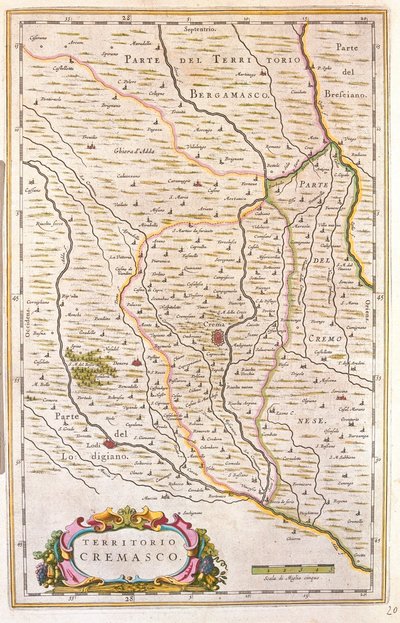 Territory of Crema, Italy, in 