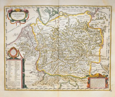 Veteris Germany from Theatrum Orbis Terrarum by Willem Blaeu