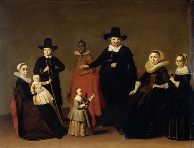Family group with a black servant (c. 1631-33) by Willem Cornelisz Duyster
