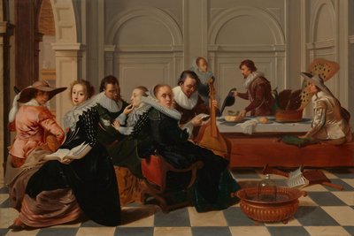 The Musical Gathering by Willem Cornelisz Duyster