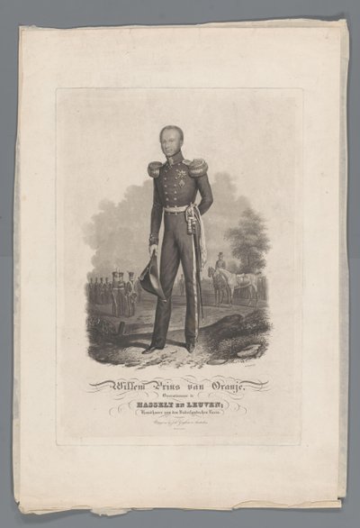 William Prince of Orange, Victor at Hasselt and Leuven, Upholder of Dutch Glory by Willem Hendrik Hoogkamer