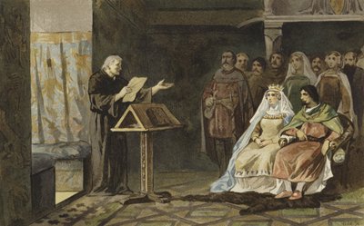 Melis Stoke at the court of Count John II of Holland by Willem II Steelink