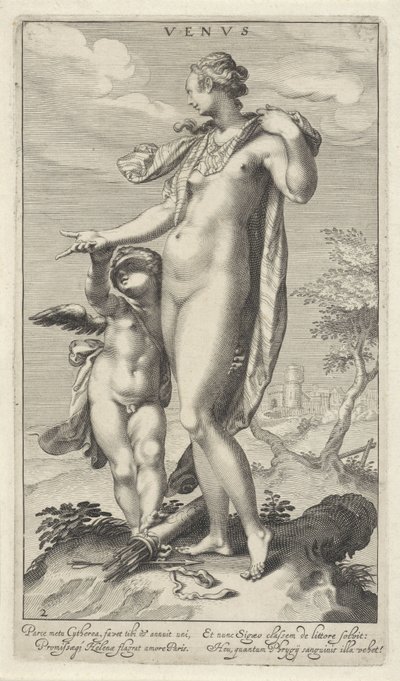 Venus and Cupid by Willem Isaacsz. van Swanenburg