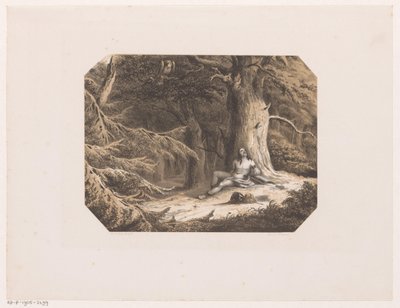 Half-Naked Man in the Forest by Willem Jacob Hofdijk