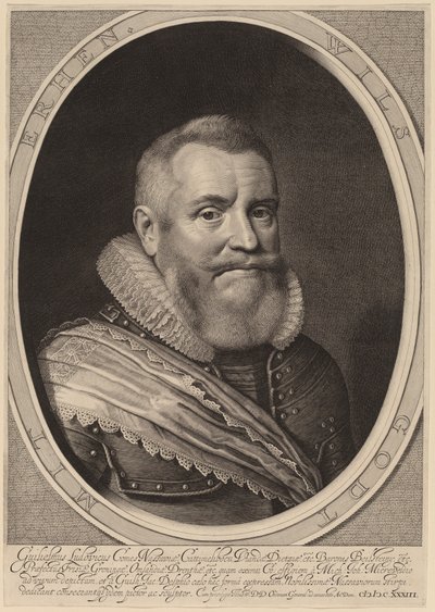 William Louis, Count of Nassau-Beilstein by Willem Jacobsz Delff after Michiel van Miereveld