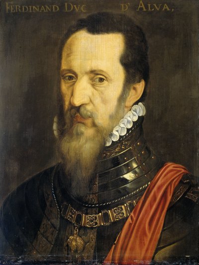 Portrait of Fernando Alvarez de Toledo, Duke of Alba by Willem Key (copy after)