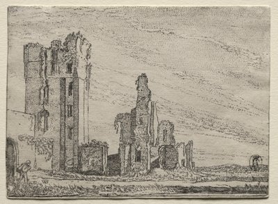Ruins of the Castle Huys Te Kleef near Haarlem by Willem Pietersz Buytewech