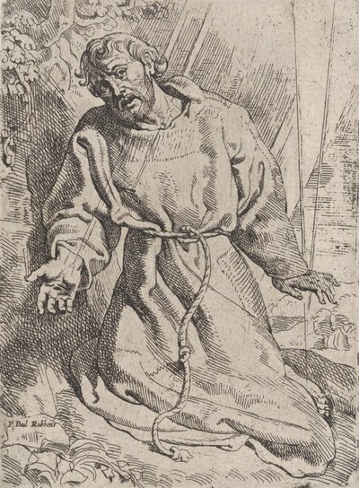 Saint Francis Receiving the Stigmata by Willem Pietersz. Buytewech