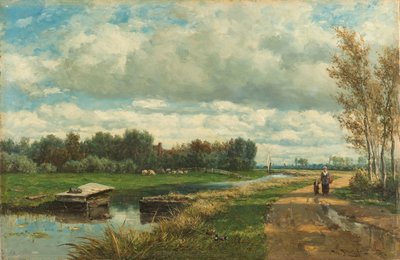 Landscape in the Environs of The Hague by Willem Roelofs (I)