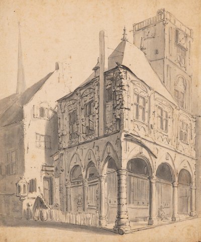 The Tribunal of the Old Town Hall of Amsterdam by Willem Schellinks