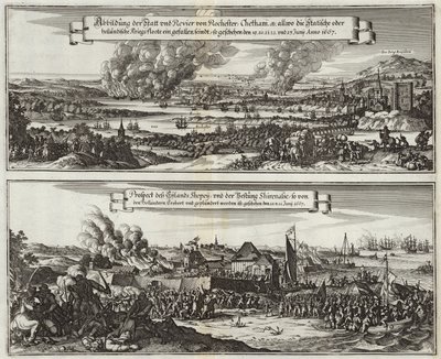 Dutch perspective on the naval raid on the Thames by Willem Schellinks