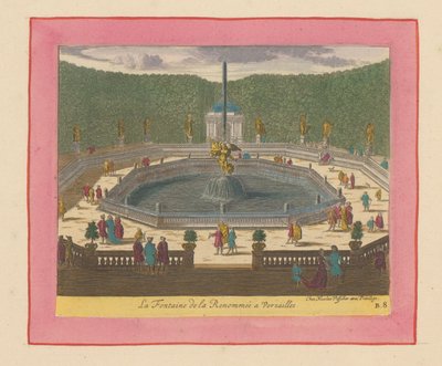 Fountain of Fame in the Gardens of Versailles by Willem Swidde