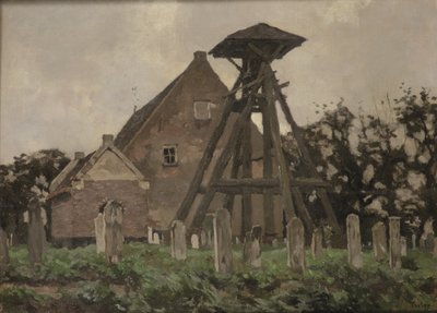 The Church in Giethoorn with Belfry by Willem Tholen