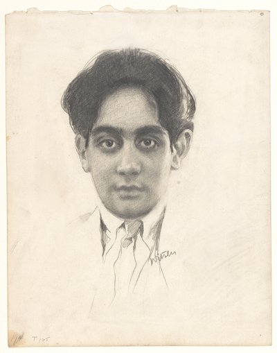 Portrait of Karamjit Singh Sahib Bahadur, Prince of Kapurthala by Willem Witsen (signed by artist)