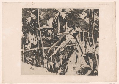Vegetation and a Narrow Bridge in Buitenzorg by Willem Arnoldus Witsen