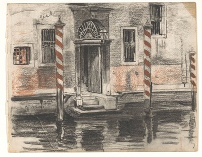 House on the Grand Canal in Venice, with Color Notes by Willem Arnoldus Witsen