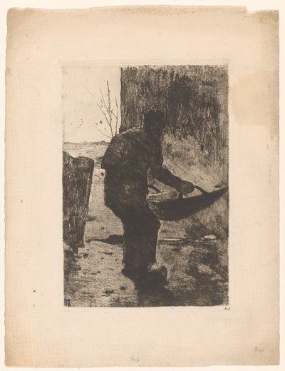 Man who is Winnowing, c.1888 by Willem Arnoldus Witsen
