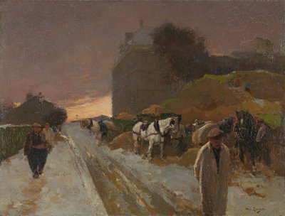 Street in Montmartre by Willem de Zwart