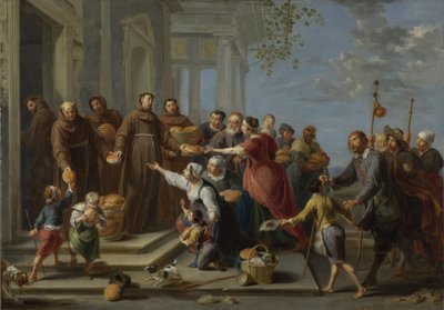 Saint Anthony of Padua distributing Bread by Willem van Herp the Elder