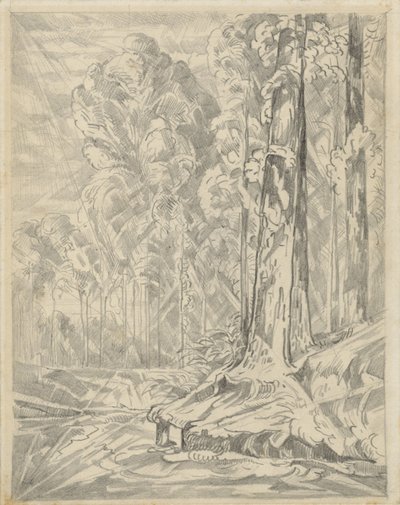 Clearing between Tall Trees by Willem van Konijnenburg