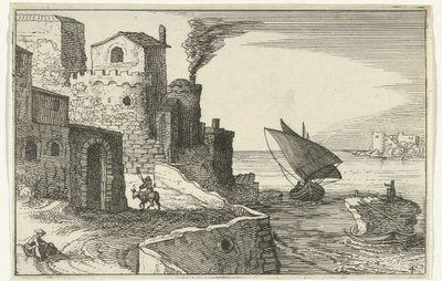 Coastal Village by Willem van Nieulandt (II)