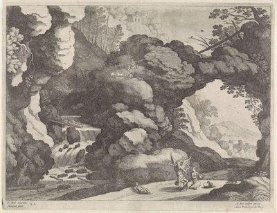 Landscape with Hagar and Ishmael by Willem van Nieulandt (II)