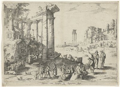 Landscape with the Flight into Egypt by Willem van Nieulandt (II)