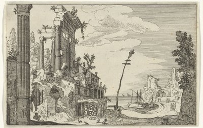 Roman Ruins by the Sea by Willem van Nieulandt (II)