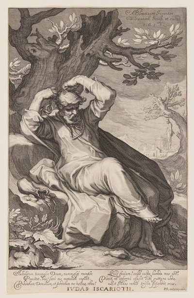 Judas Iscarioth, from Sinners of the Old and New Testament by Willem van Swanenburgh