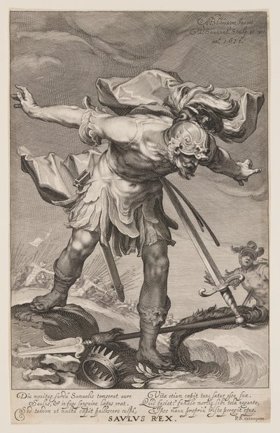 Saulus Rex, from Sinners of the Old and New Testament by Willem van Swanenburgh