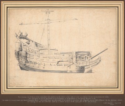 An English Ship (The Lion?) c.1648 by Willem van de Velde the Elder
