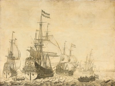  by Willem van de the Elder Velde