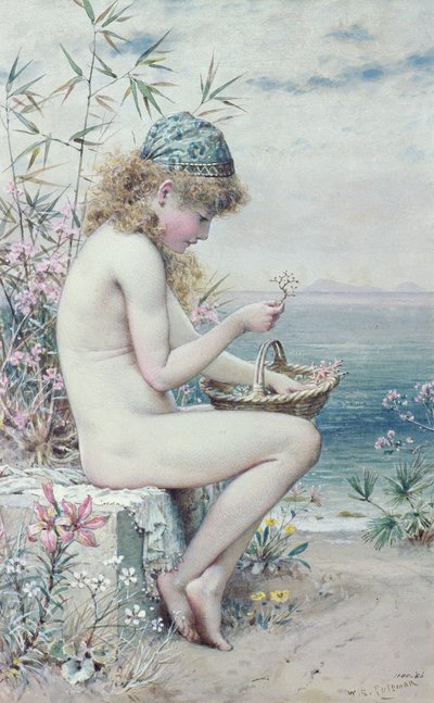 Coleman Cartolina Art William Stephen Coleman At Luccombe Isle Of Wight 