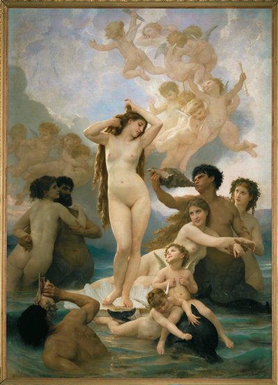 The Birth of Venus by William-Adolphe Bouguereau