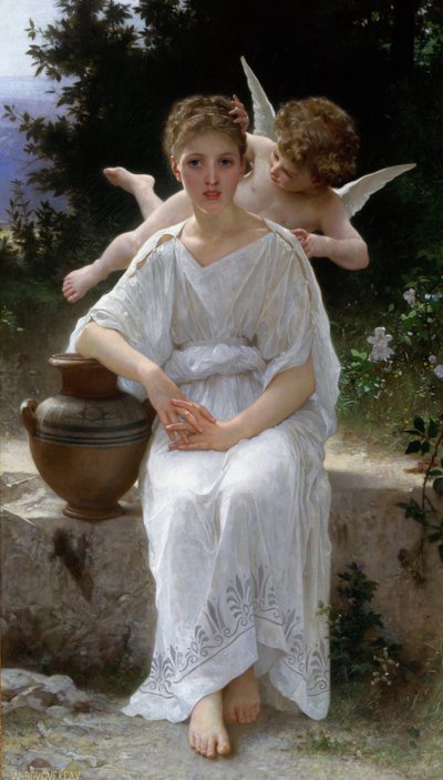Young Love, 19th Century by William-Adolphe Bouguereau