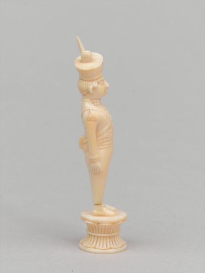 White pawn, chess piece, India by William (after) Hamilton
