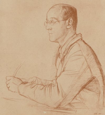 Albert Rutherston by William (after) Rothenstein