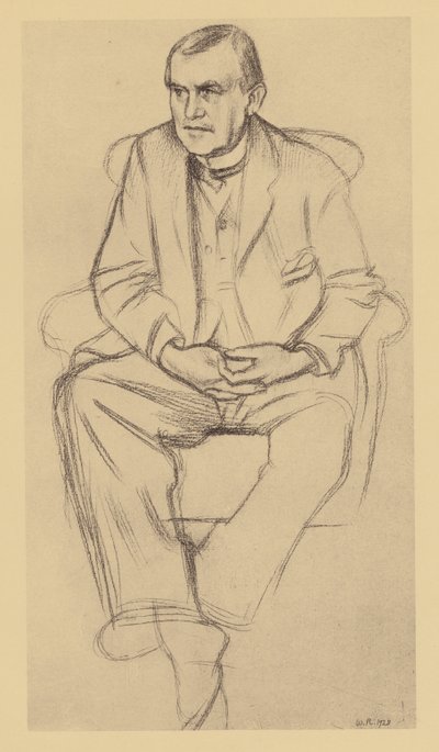 Portrait of Philip Wilson Steer by William (after) Rothenstein