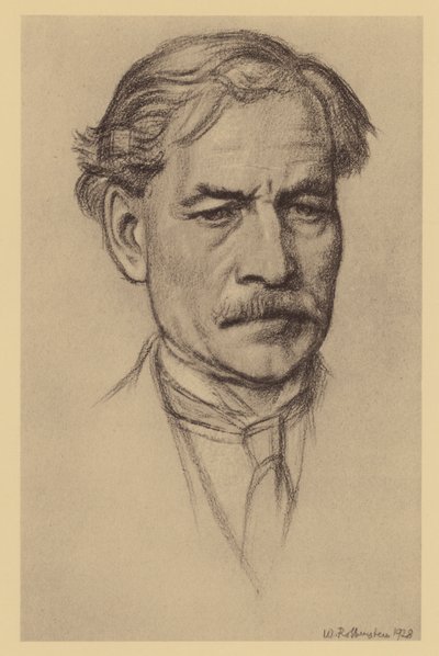 Portrait of Rt Hon J Ramsay Macdonald by William (after) Rothenstein