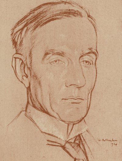The Rt Hon H A L Fisher by William (after) Rothenstein