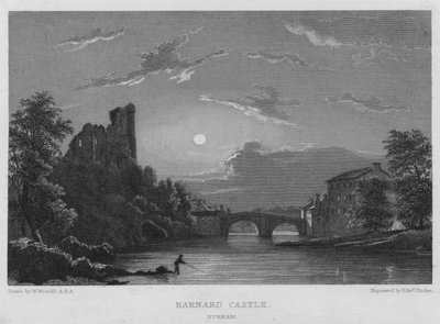Barnard Castle, Durham by William (after) Westall