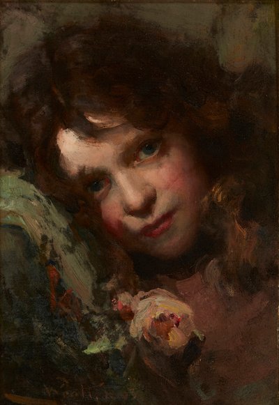 Study of a Head by William A. Pratt