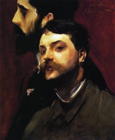 The Painters François Flameng and Paul Helleu by William Adolphe Bouguereau