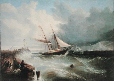 The Arrival of Prince Albert at Dover en route to London for his marriage to Queen Victoria in 1840 by William Adolphus Knell