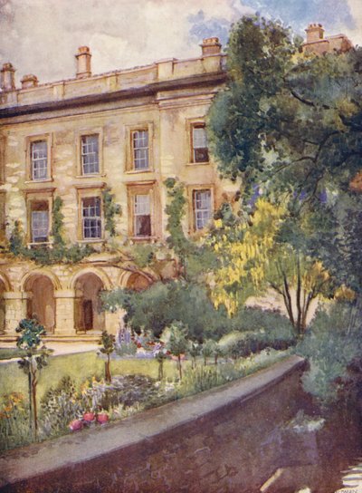 Magdalen College New Buildings adjoining Magdalen groves by William Ainsworth Wildman
