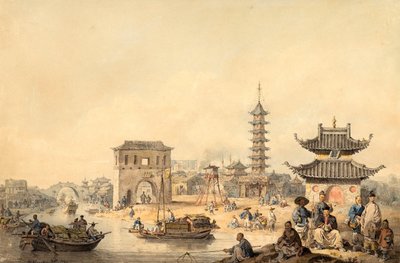 The Suburbs of a Chinese City by William Alexander