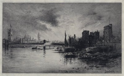 Lambeth Palace by William Alexander Ansted