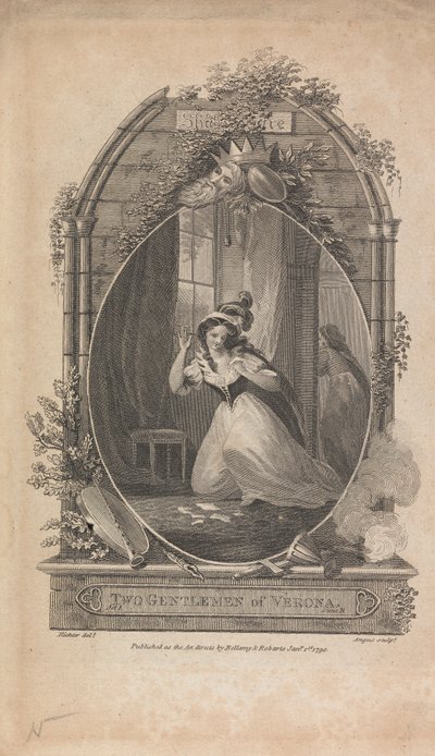 Two Gentlemen of Verona, Act I, Sc. II by William Angus