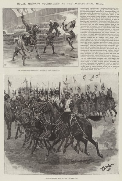 Royal Military Tournament at the Agricultural Hall by William Barnes Wollen